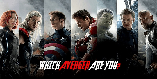 WHICH AVENGER ARE YOU?